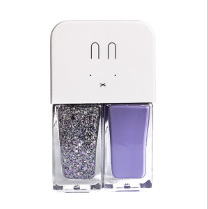 สีทาเล็บ ยาทาเล็บไม่ต้องอบ น้ำยาทาเล็บ สีทาเล็บเจล สีทาเล็บทูโทน ขวดเดียว 2 สี ไม่ต้องอบ กันน้ำ แห้งไว