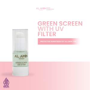 Alamin Green Screen With UV Filter | Sunscreen / UVA / UVB Filter Moisturaizer / Protective Sunscren For All Skin Type