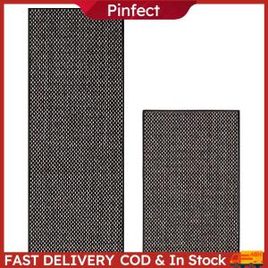 Linen-Look Kitchen Floor Mat Non-slip Kitchen Mats Absorbent Kitchen Rug Stain Resistant for Floor