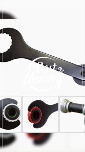 2in1 Bicycle Bottom Bracket Remover Wrench Moutain Bike Crankset PInstallu Repair Tool
