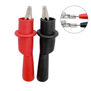 MIIQNUS 2 cái Đầu dò thử nghiệm Cho Vạn Năng Chuyên Nghiệp Cá Sấu chì thử nghiệm Kẹp kẹp Cho Multimeter Kẹp thử Kẹp cá sấu Thiết bị đầu cuối Đầu nối