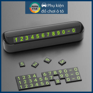 Bảng số điện thoại nhỏ gọn tiện ích bộ hiển thị số điện thoại để taplo lắp oto bảng sdt để trên xe hơi ô tô để người lạ liên hệ phụ kiện cần thiết cho ô tô xe hơi