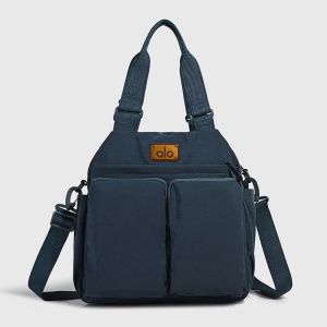 ALO Multi‑Pocket Handbag Crossbody Sling Bag for Women Nylon Waterproof Large Capacity Multi Compartment Casual Daily Gym Travel Tote Bag
