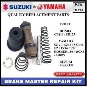 HONDA CB110 CB125 YAMAHA SZ FZ ROUSER 180 200 SUZUKI GSXR150 Brake Master Cylinder Repair Kit - MIUM
