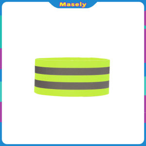 Masely 1pcs Reflective Band High Visibility Reflector Glow Strap Arm Armband Belt for Night Running Cycling