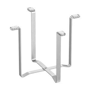 Stainless Steel Countertop Trash Bag Holder Foldable Kitchen Garbage Bag Holder Cup Drying Stand