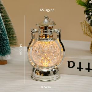 JACIRCLE Vintage LED Lantern Desktop Holiday Atmosphere Light Candle Light LED Pony Light Eid Mubarak Lampu