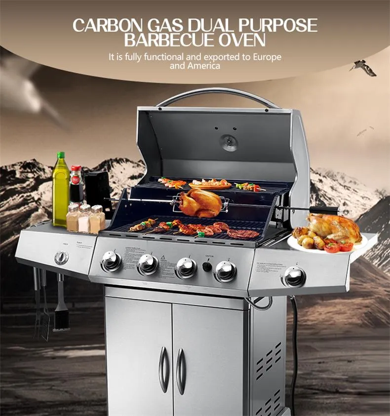 BOBI Commercial BBQ Smokeless Barbecue Truck Gas Barbecue Gas
