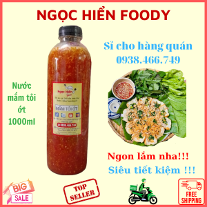 Nước mắm tỏi ớt chua ngọt nhà làm ( rất thơm ngon ) chai 300ml NGỌC HIỂN FOODS