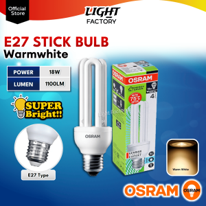 Osram Duluxstar 3U 18W Bulb E27 Light Bulb Energy Saving Bulb Daylight / Coolwhite / Warmwhite Mentol