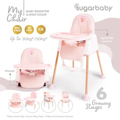 Sugar Baby My Chair - Booster & High Chair 6 Growing Stages
