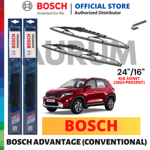 Bosch Advantage Wiper Blade for Kia Sonet 2023-Present (24/16) 2pcs