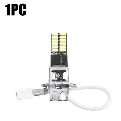 2Buah Lampu 24LED Putih H3 untuk Fog lamp Mobil Lampu Depan 12V Anti Kabut Untuk Mobil
