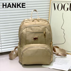 HANKE Big Waterproof Nylon Backpack Womens Travel School Backpack Large