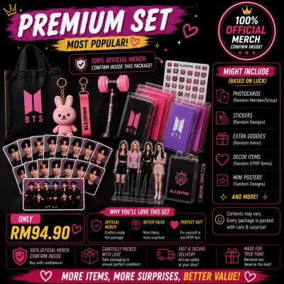 KPOP Official Merch Set Photocard Collection Pack Extra Items Included Premium Value Set For Kpop Fans Better Selection Complete Collection Set With Photocards Stickers Accessories Carefully Packed Starter Pack Official Album Official Merch Kad Foto