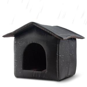 Dog House Beds for Medium Dogs Washable Covered Dog Bed with Cushion Waterproof Pet House Sleeping Bed Outdoor