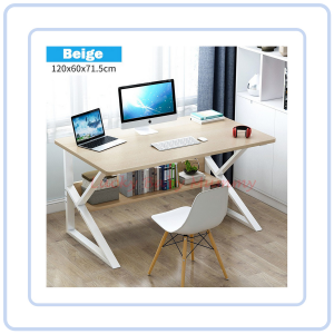 【COZYCASA】K-Frame Computer Desk | Study Table with Storage Shelf