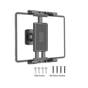 Space Saving Heavy Duty Wall Mount Bracket Supports 4.7-15 Inch Phones Tablets Tool Less Installation Includes Hardware