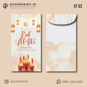 6 pcs Amplop Lebaran Panjang / Angpau Idul Fitri / Amplop THR Lebaran Aesthetic