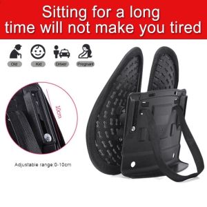 Car Lumbar Pillow double back lumbar office chair cushion lumbar pillow waist lumbar side support pillow car seat sofa chair for home office car [LOCAL SELLER]