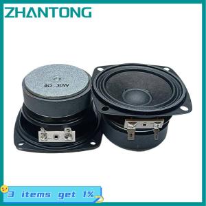 ZHANTONG 1 Piece 4 Ohm 30W Magnetic Smart Bluetooth Speaker DIY Home Sound Stereo 3 Inch 79MM Full Range Audio Speakers