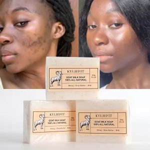 Organic Goat Milk Soap Bar Natural Whitening Cleaning Whiten Nourishing With Honey Shea Butter Milk For All Skin Types2026