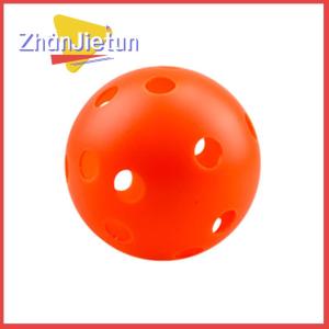 zhanjietun 72MM 26 Holes Floorball Stick Ball PE Plastic For Field Hockey Training Street Outdoor Practice Ice Hockey Puck Equipment