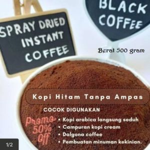 Spray Dried Instant Coffee Mirip Nescafe Kopi 500grm Coffe kopi Tanpa Ampas
