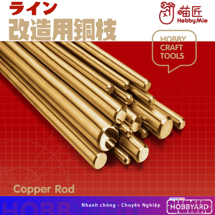 Set 5 thanh ống đồng đặc ruột dùng cho mô hình | Lazada.vn