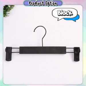 [Datz] Premium Wood Pant Hanger With Stainless Steel Clips Trouser Clothes Rack 裤架 Penyangkut Seluar Kayu -SO43