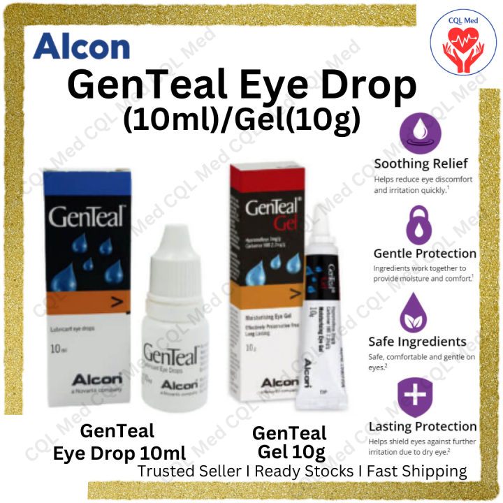 Genteal Eye Drop 10ml and Gel 10g for Dry Eye Lazada