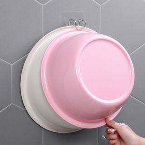 Móc Inox Dán Tường Treo Thau Chậu Khăn Quần Áo/ Giá Gắn Tường Treo Đồ Nhà Bếp Nhà Tắm