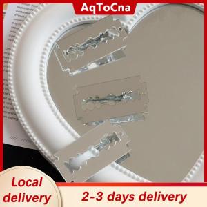 [COD] AqToCna Ship within 24 hours Funny Creative Acrylic Simulated Blade Hairpins For Girls Lovely Headwear Fashion Light Luxury Hairpin Adorable Hair Clips