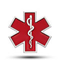 BuyV Metal STAR OF LIFE Nursing Ambulance Sticker Car Decoration Badge Decals. 