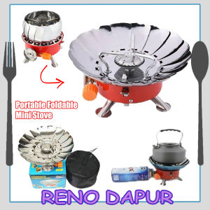 [RENODAPUR] ZT203 Mini Windproof Gas Stove Camping Stove Burner Portable Outdoor Picnic Gas Stove