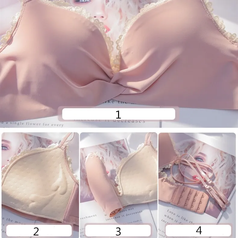 卍✼ Bra Panties set Wireless 3/4 Cup Women Lingerie Sexy Lace