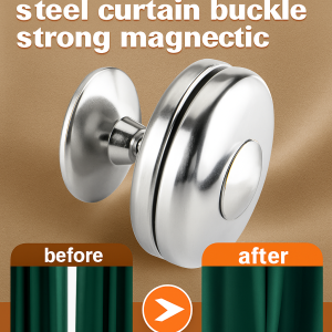 Stainless steel curtain buckle strong magnetic suction