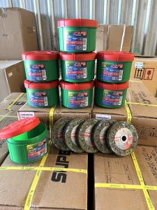 (ยกลัง 400ใบ) SUMO ใบตัด ของแท้100% ขนาด 4 นิ้ว Super Cut สีเขียว ตัดเหล็ก ตัดสแตนเลส คมกริบ ไร้รอยไหม้