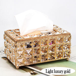 UPUP Light Luxury Tissue Box: Tissue Storage Box Tissue Container Tissue Box for Home & Car Universal Tissue Box for Living Room Bedroom & Hotel