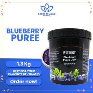 Blueberry Puree 1.3kg for Milk Tea Fruit Tea Frappe Shake Baking