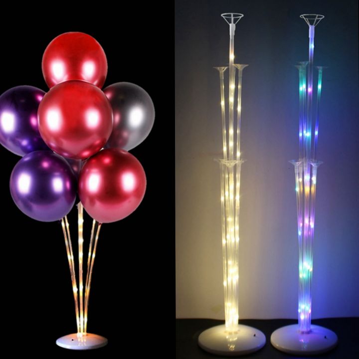 LED Light Balloons Holder Stand Support Column Confetti Baloon Baby