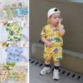 Baby Boy & GIRL  Clothes Sets baju baby comel Suits Summer Baby Toddler Sleeveless T-shirt Kids Shorts 7kg - 18kg. 