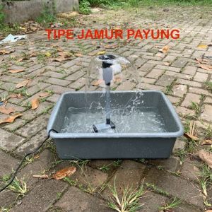 PAKET POMPA AIR MANCUR TIPE PAYUNG JAMUR kolam ikan mini taman