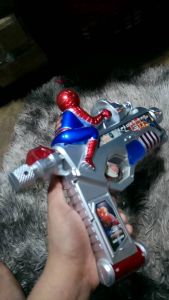 Interactive 3D Light & Sound Toy Gun for Kids 2 x 1.5V AA Plastic Ages 3 and Up Batteries Not Included