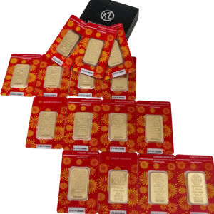 【discount store】2026 Horse Non-magnetic Sealed Package Gold Plated Brass Bar Swiss Gold Bullion Ingot With Different Serial NO. Business Gift