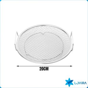 Stainless Steel Frying Oil Drain Basket Drip Tray Fine Mesh Oil Filter Screen Food Grease Collector