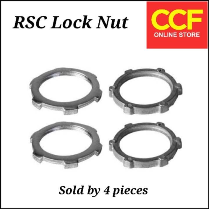 Locknut Lock Nut RSC 1/2 ( Sold by 4 pcs ) Lazada PH