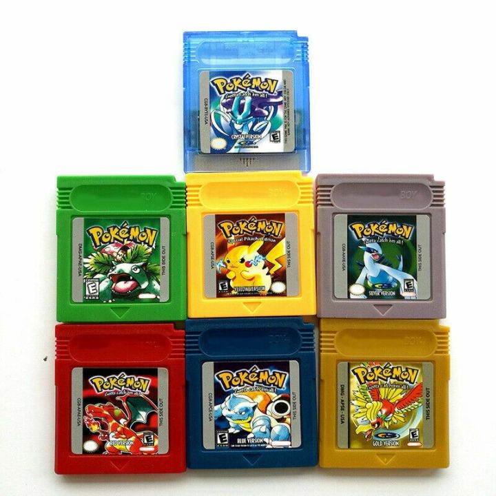 Pokemon Series 16 Bit Video Game Cartridge Console Card For