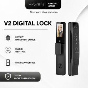🔥 FREE INSTALLATION | Haven V2 Digital Lock | Best Selling Facial Recognition Smart Door Lock | 3 Year Local Warranty