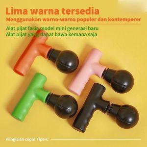 [ YM ACC ] Mini Facial Gun / Mini Massager Gun / Alat Pijat Elektrik Muscle Massager